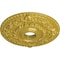 Ekena Millwork Rose Ceiling Medallion (Fits Canopies up to 7 1/4"), 18"OD x 3 1/2"ID x 1 1/2"P, Rich Gold CM18RORGS - alternate 2